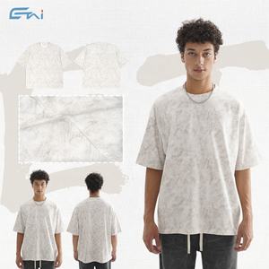 เสื้อยืดวินเทจสำหรับผู้ชายผ้าคอตตอนไซส์ใหญ่พิเศษสำหรับสตรีทแวร์ผ้าคอตตอน330 GSM ไซส์ใหญ่พิเศษพิมพ์ลายไม่ซ้ำใคร - Product Image 3