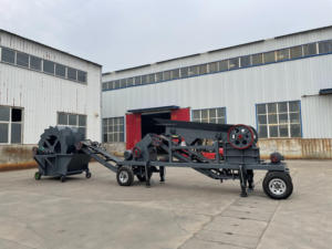Máy nghiền nhỏ được sử dụng để sản xuất sỏi di động quặng đá granit búa Máy Nghiền dây chuyền sản xuất cát đang được bán - Product Image 2