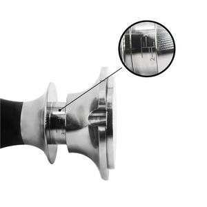 Tamper de base plana para portafiltro de 58 mm, tamper autonivelante con triple resorte - Product Image 3