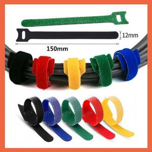 Cintas de nailon autoadhesivas de doble cara con cierre de gancho y bucle, ecológicas, antideslizantes, reutilizables, personalizables y resistentes. - Product Image 5