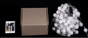 Cadena de bolas de alambre de cobre alimentada por USB de alta calidad, luces navideñas de sincronización de música, luces decorativas - Product Image 2