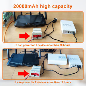 WGP Wholesale in Stock Mini Dc <strong>Ups</strong> 20000 Mah Backup Battery Power Supply Fast Charging Mini <strong>Ups</strong> <strong>for</strong> <strong>Home</strong> Wifi Router - Product Image 4