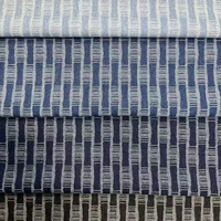 Tissu en denim brut jacquard en coton épais, tissé avec des motifs, teint uni, pour pantalons, jeans, vestes, sacs, chaussures, chapeaux