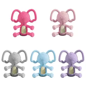 One Set Of Tooth Toys Elephant Silicone Baby Teeth Baby Teeth Do Not Need Bpa, Special Gift Accessories For Newborns