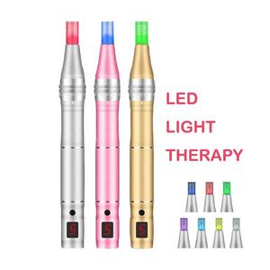 Meilleur stylo de micro-aiguilletage médical de qualité supérieure, machine à micro-aiguilletage dorée pour la maison, écran LCD, longueur d'aiguille réglable, 6 niveaux de vitesse, blanchiment - Product Image 6