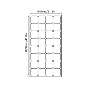 High Efficiency 100w 150w 300w Lightweight <b>Solar</b> Flexible12v 24v 36v 48v Flexible <b>Solar</b> - Product Image 6