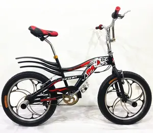 rubber wheel bmx Suppliers-Good quality 20 inch 3 tails BMX bike with 5 fans aluminum alloy wheel