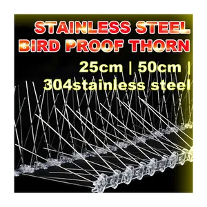 High quality custom anti pigeons stainless steel deterrent anti-bird bird prevention spikes