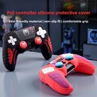 Coque de protection pour manette de jeu, résistante aux rayures, aux chutes et à l'usure, thème personnalisé, autocollant en silicone P5 pour joystick