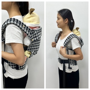 Portabagagli alla moda portabagagli di sicurezza per bambini <span class=keywords><strong>marsupio</strong></span> in cotone <span class=keywords><strong>morbido</strong></span> e traspirante in lino - Product Image 4