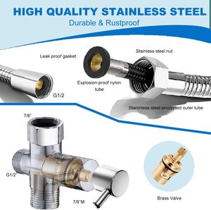 Rociador de Bidé Portátil de Plástico de Diseño Moderno para Inodoro, Uso en Apartamentos, Fácil Instalación, Venta al Por Mayor - Product Image 3