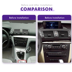 Radio de coche ultrafina de 12,3 pulgadas para BMW 1 serie E87 2006-2012 reproductor Multimedia Carplay Android estéreo navegación GPS - Product Image 2