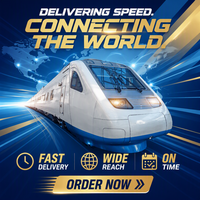 Expédition combinée ferroviaire et maritime de la Chine vers les États-Unis et le Canada, DDP porte-à-porte, faible coût, dédouanement rapide, service garanti