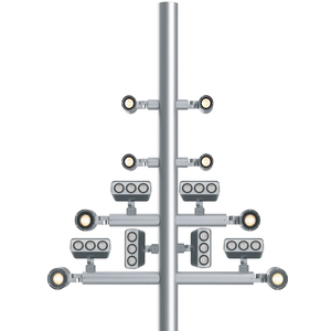 ไฟสปอตไลท์ใต้ดินที่ได้คะแนน IP66สำหรับไฟภูมิทัศน์ในพลาซ่าและสวนสาธารณะสำหรับโคมไฟเสา - Product Image 5