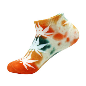 Chaussettes courtes en gros de haute qualité à motif feuille d'érable, épaisses, à séchage <span class=keywords><strong>rapide</strong></span>, florales d'automne, colorées, pour skateboard, hip-hop, couple - Product Image 6
