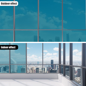 90% di protezione UV specchio argento visione unidirezionale in vetro <span class=keywords><strong>per</strong></span> la <span class=keywords><strong>casa</strong></span> Privacy pellicola di controllo termico dell'edificio finestra solare colorato pellicola decorativa - Product Image 1