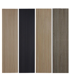 KASARO 2400x600 paneles acústicos pared a prueba de sonido Foan acústico paneles de madera listón madera Panel acústico <span class=keywords><strong>Akupanel</strong></span> - Product Image 3