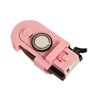 Plancha de Vapor Portátil Eléctrica Mini, Plancha de Mano 110V 220V, Vaporizador de Ropa Rosa - Product Image 4