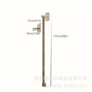 เชือกป่านสำหรับแมวปีนป่าย ขนาด 173 ซม. ทนทาน ใช้ได้กับต้นแมวทุกชนิด - Product Image 1