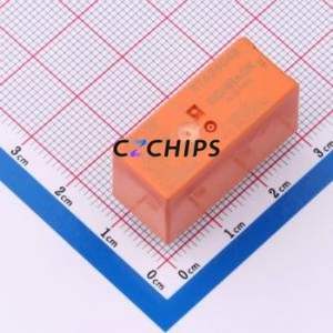 RT424048 Power Relay Through hole Component (THT) Relay 48V 2 Changeover: 2C (DPDT-Changeover)::: 400V-AC AgNi - Product Image 1