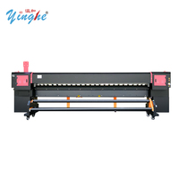 Промышленный принтер Yinghe Konica 512i 3.2м автоматический, сольвентный, с поддержкой пьезоэлектрической струйной печати для баннеров и оклейки транспорта