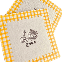 Cartes de remerciement personnalisées en papier mat avec marquage à chaud et logo en relief pour emballage de boîte-cadeau Cartes en papier personnalisées