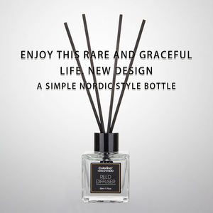 Diffuseur <span class=keywords><strong>de</strong></span> parfum <span class=keywords><strong>de</strong></span> maison 50ml Hoy Vente à bas prix 14 parfums en stock Diffuseur à roseaux avec bâtonnets noirs - Product Image 3