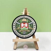 AoSheng conception de logo personnalisé coudre sur patchs vêtement anime patchs Merrow frontière tissé patch badge