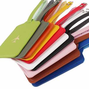 Colorful Pu Waterproof Ultra-<b>Light</b> Travel Boarding Pass Luggage and Baggage Check-In Tag With <b>Name</b> Information; in Stock - Product Image 2