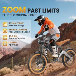 Bicicleta Eléctrica Urbana Xinuonuo con Motor Integrado en el Buje Trasero, Batería de Litio de 48V, Neumáticos Anchos de Alta Velocidad - Product Image 4