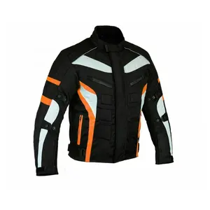 Giacche <span class=keywords><strong>da</strong></span> <span class=keywords><strong>Moto</strong></span> in Tessuto Cordura Nero di Alta Qualità, Impermeabili, per Uomo e <span class=keywords><strong>Donna</strong></span>, Taglie Forti - Product Image 1