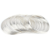 Accessoires de bijoux DIY plaqués or 18 carats, fil à mémoire de forme avec perles, fil perlé de 6 mm en laiton et acier