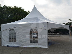 6x6m Prix <span class=keywords><strong>Pas</strong></span> <span class=keywords><strong>Cher</strong></span> Cadre En Aluminium PVC Mur Jardin Gazebo Auvent <span class=keywords><strong>Pagode</strong></span> À Vendre - Product Image 3