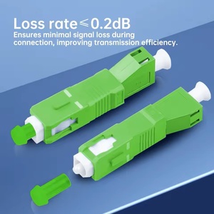 Adaptador de Fibra Óptica Monomodo 9/125um, Convertidor SC/APC Macho a LC/APC Hembra, Híbrido DIMAN SC-LC QSFP, Modelo para Aplicaciones FTTH - Product Image 3