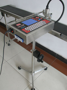 Imprimante à jet d'encre CIJ industrielle, machine d'impression de code QR, de numéro de lot, imprimante à jet d'encre CIJ pour le codage des bouteilles, des câbles, des fils, de la date d'expiration - Product Image 4