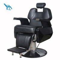 Chaise de salon de coiffure pour hommes, style européen rétro, chaise de salon de coiffure haut de gamme, peut être posée à l'huile, chaise de tête, salon de coiffure, coupe de cheveux