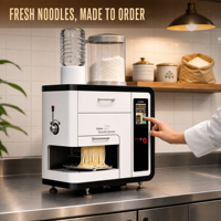 Machine à pâtes fraîches, ramen, spaghetti, nouilles, automatique, commerciale, facile à utiliser, en acier inoxydable, haute capacité