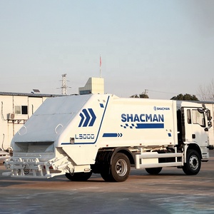Nén rác xe tải giá <span class=keywords><strong>compactor</strong></span> xe tải rửa shacman L3000 4*2 210hp Euro 2 16m ³ Trắng - Product Image 3
