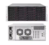 Serveur en rack Supermicro SSG-6049P-E1CR24H 4U noir, processeurs Intel Xeon Scalable de 2e génération, alimentation 1200W, garantie 3 ans