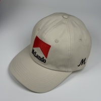 Gorras de Béisbol de 6 Paneles de Sarga de Algodón con Logotipo de Letras Bordadas, Deportivas, Unisex, para Adultos, con Hebilla Trasera Ajustable, Estilo Dad Hat Sin Estructura