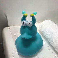 Lot de jouets de bain en caoutchouc en vrac, figurines d'animaux en plastique durables pour enfants, pour la piscine et le bain
