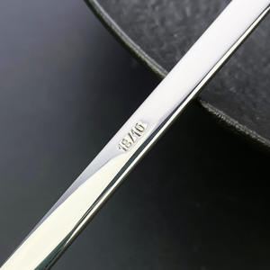 Cuchara Noruega de Mango Largo S074, Acero Inoxidable, Reutilizable, para Cócteles, Color Sólido, para Adultos - Product Image 4