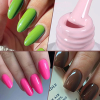 Marque privée Ensemble de vernis à ongles en gel 90 couleurs Fournisseur d'ongles en gros Vernis à ongles en gel Uv professionnel non toxique