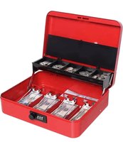 Caisse à monnaie avec compartiment pour espèces et serrure à clé sécurisée, modèle TC-01 par OEM