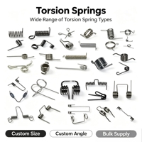 Ressort de torsion personnalisé en zinc plaqué, ressort de torsion à bonnes performances de rebond pour les pièces de quincaillerie sanitaire