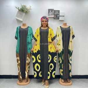 Vente directe usine – Nouvelle robe décontractée plissée pour femme grande taille, imprimé arabe du Moyen-Orient, coupe-vent extensible dans les quatre sens - Product Image 6