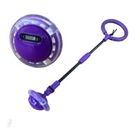 FDFIT Nouvelle balle sauteuse pour enfants, avec fonction de comptage, clignotante, saut et rotation, anneau rebondissant, génération d'énergie magnétique, lumineuse