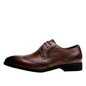 Mocasines de Cuero Genuino de Última Moda, Zapatos Planos Casuales Impermeables, Adecuados para el Trabajo Diario, Oficina y Ocasiones de Negocios para Hombres - Product Image 2