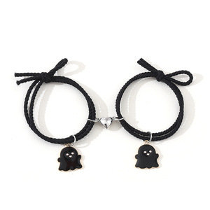 Halloween 2Pcs/Set Braided Bracelet for Lovers <strong>Long</strong> <strong>Distance</strong> Heart Magnet Couple Bracelets <strong>Friendship</strong> Fashion Jewelry <strong>Gift</strong> - Product Image 6