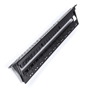 Promotion : Panneau de brassage 48 ports Cat7 Cat6a Cat6 UTP 19 pouces 2U double IDC <span class=keywords><strong>T568A</strong></span>/<span class=keywords><strong>B</strong></span> - Product Image 3